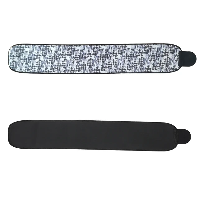 Thermal Sublimation Fat Burning Thin Waist Support Embossed Neoprene Abdomen Sports Belt Tummy