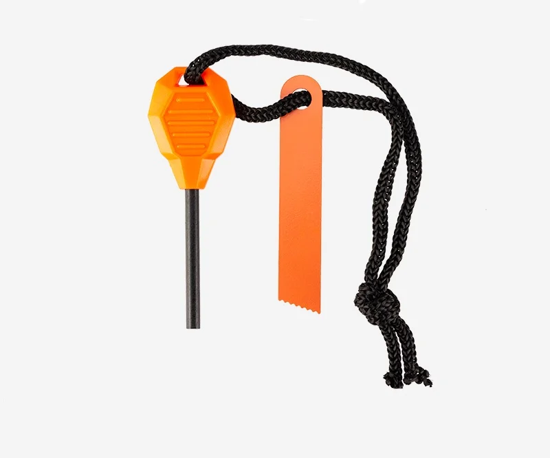 Factory wholesale outdoor flint igniter friction igniter tool travel hiking camping emergency equipment