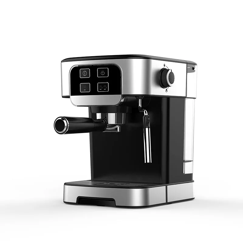 15 Bar Commercial And Household Digital  Panel Coffee Machine  Semi-Automatization Espresso Machine Professional Manufacturer