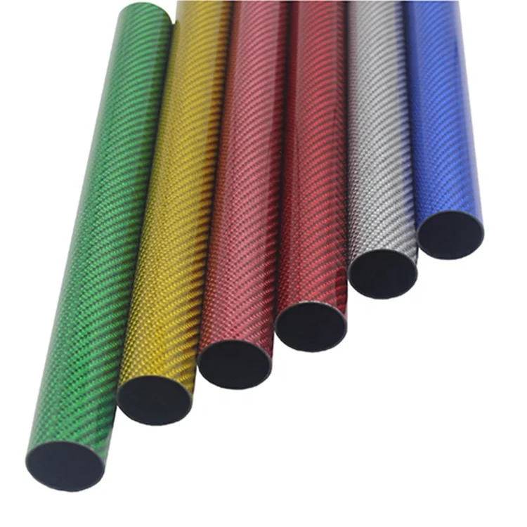 T700 3K New Development High Quality Colored Carbon Fiber Tube