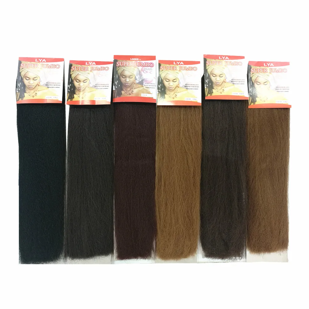 cheap price,Super Silky Jumbo Braid 60cm,45g, No 1 selling,silky jumbo braid hairsuper x braid hair