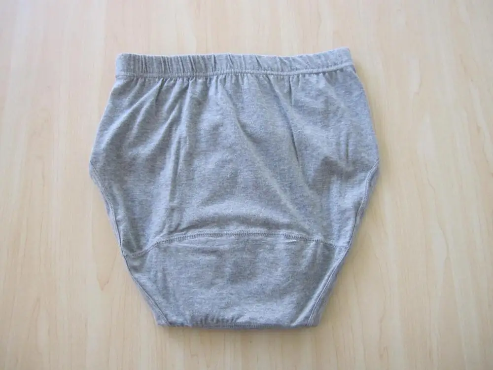 Mens incontinence underwear boxer brief type with moisture pad