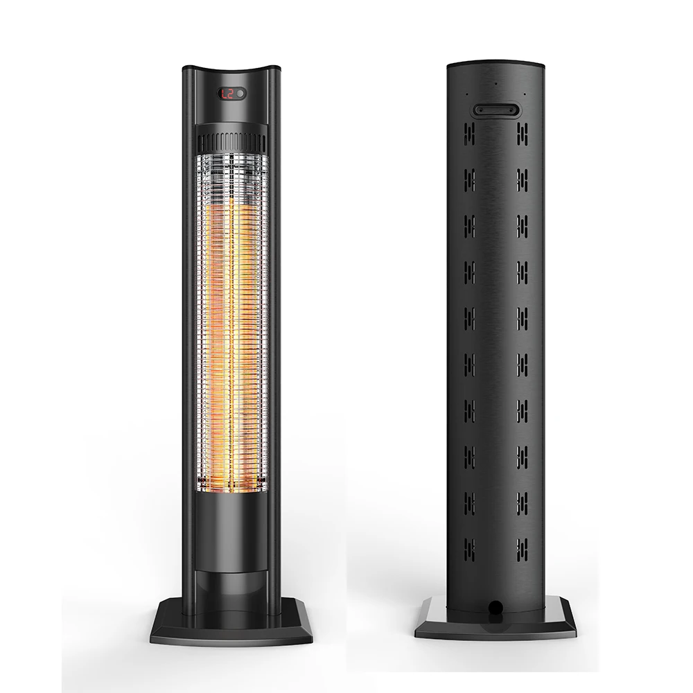 Remote Control Outdoor Heater 2000W Far Infrared Heating Portable Electric Patio Heater