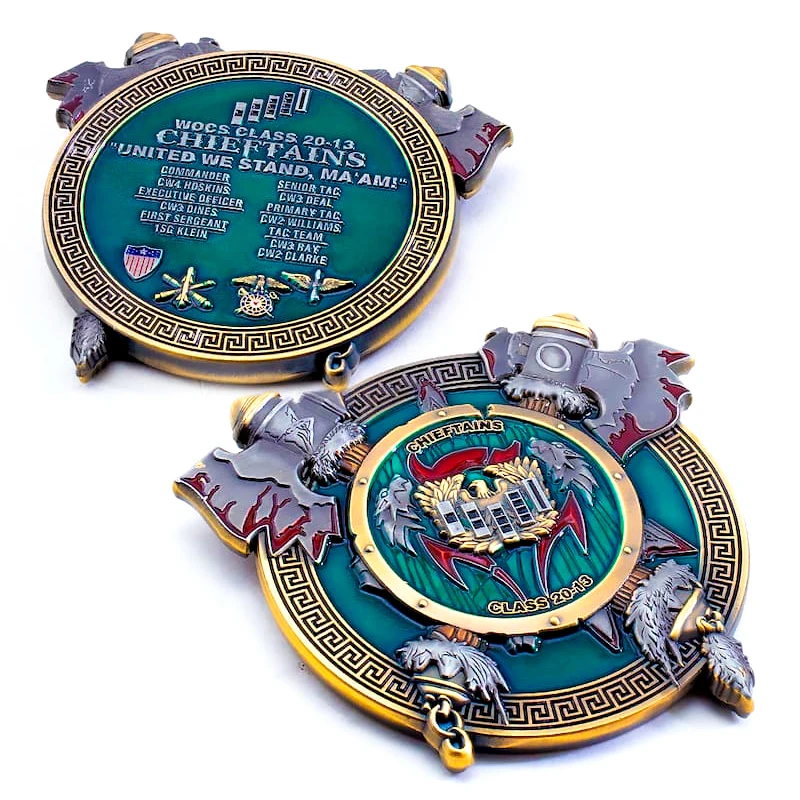 Krell Gifts Fashion High Quality Silver custom challenge coins Double Sided Design Coin Custom