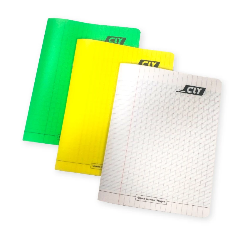  Тетрадь Cuadernos 100 страниц Прозрачная Обложка красно-Синяя для