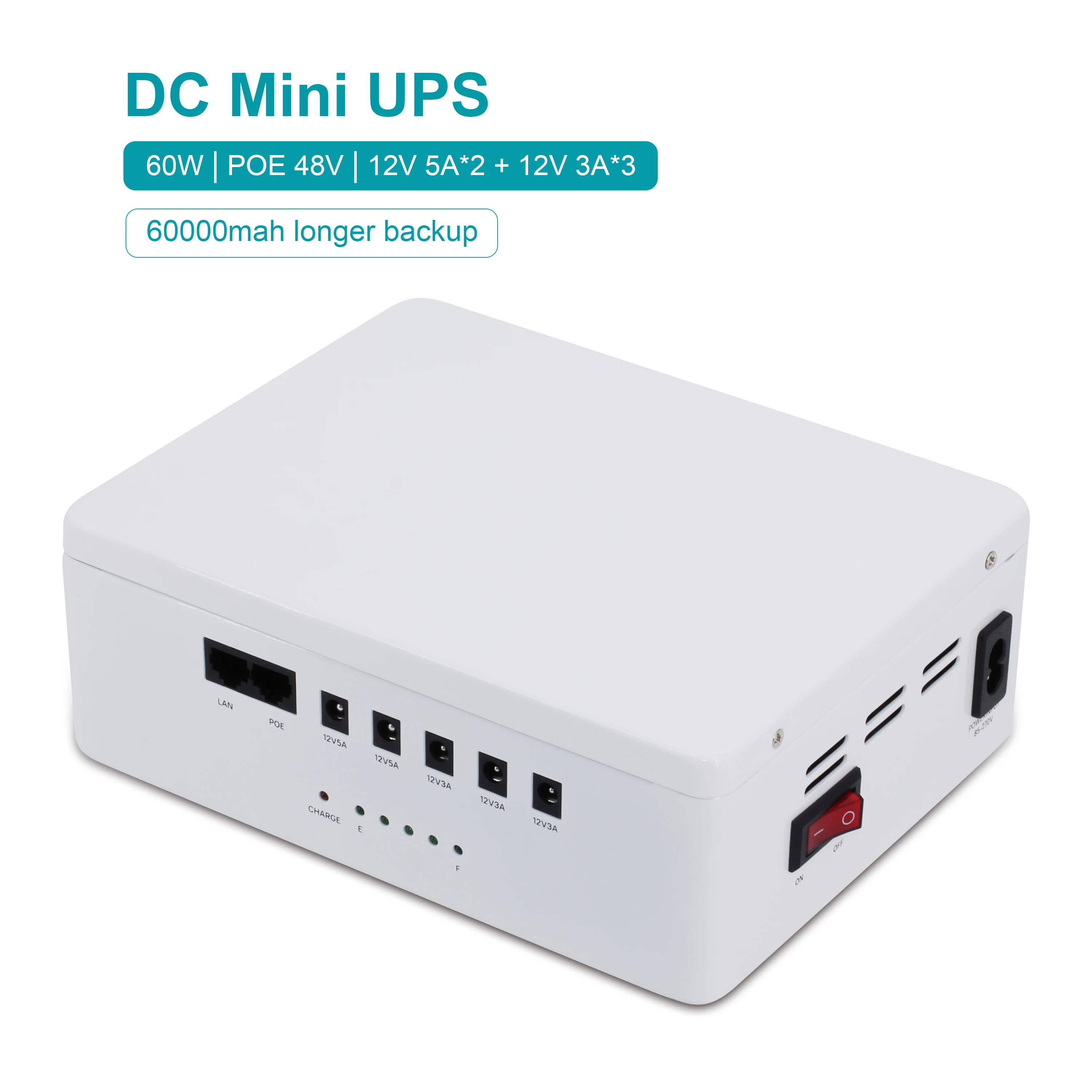 Мини dc UPS porcciona energia de respaldo larga duracion para los routers dirigido al mercado Ecuador