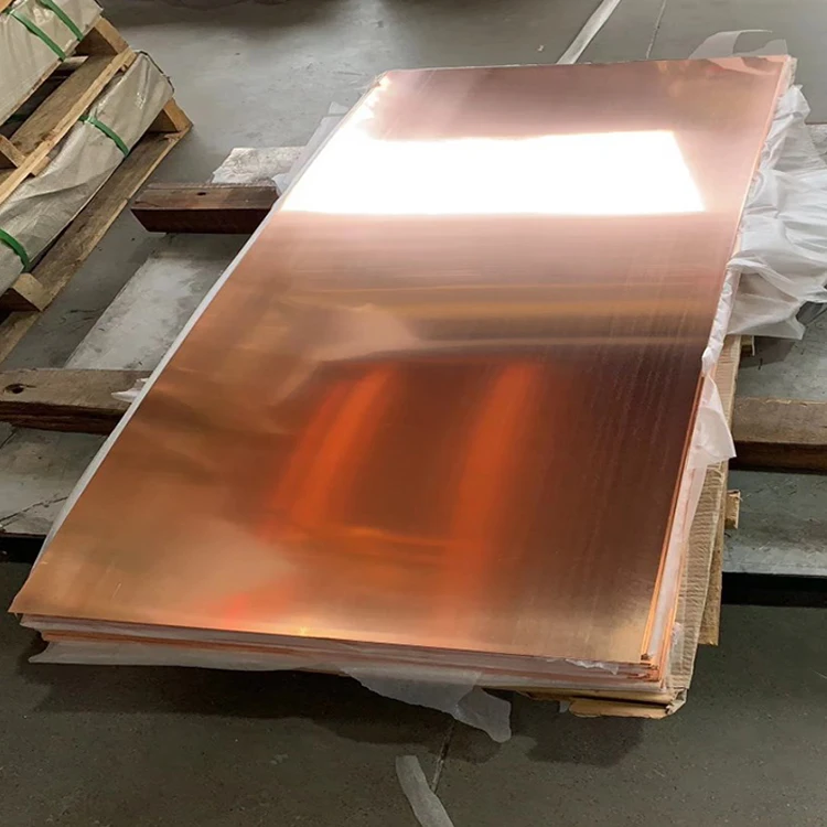 wholesale  99.9% pure copper  cold rolled  thickness 0.2mm  jis h3100 c1100 copper sheet plate