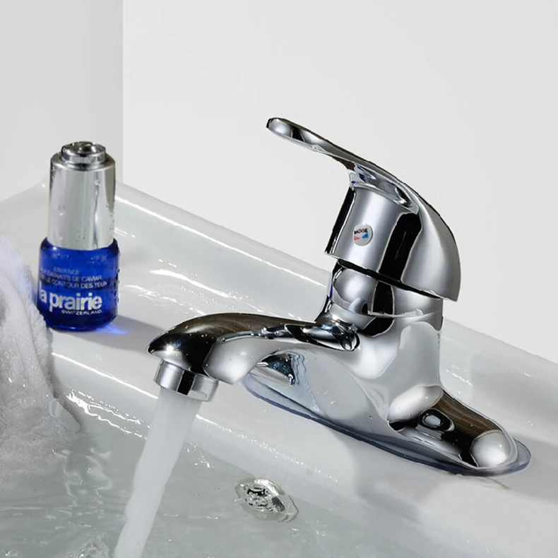 Landoo OEM Bathroom Mixer Tap Torneira De Banheiro Zinc Deck Mount Robinet Grifo Single handle 2 holes basin faucet