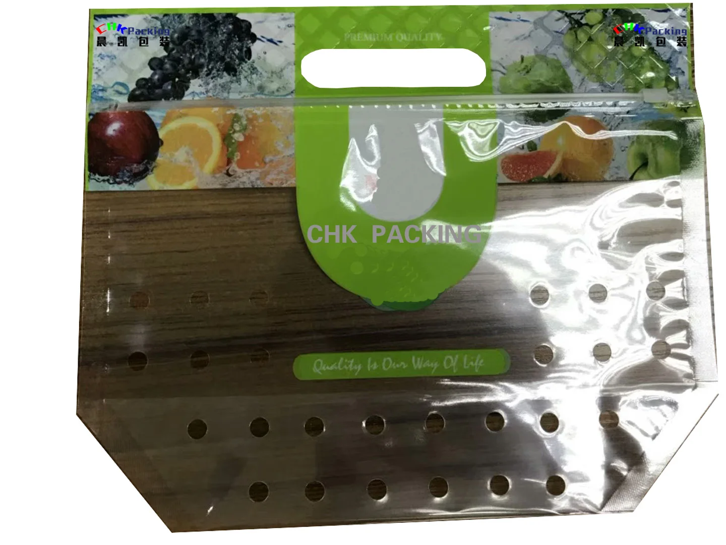 High quality eco friend plastic bag packaging seeds spice insulated frozen vegetable package factory