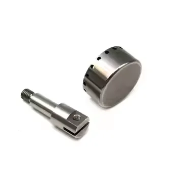 Custom CNC Machined Aluminum Car Oil Cap and Stainless Steel Radiator Cap: Broaching Type Automotive Parts