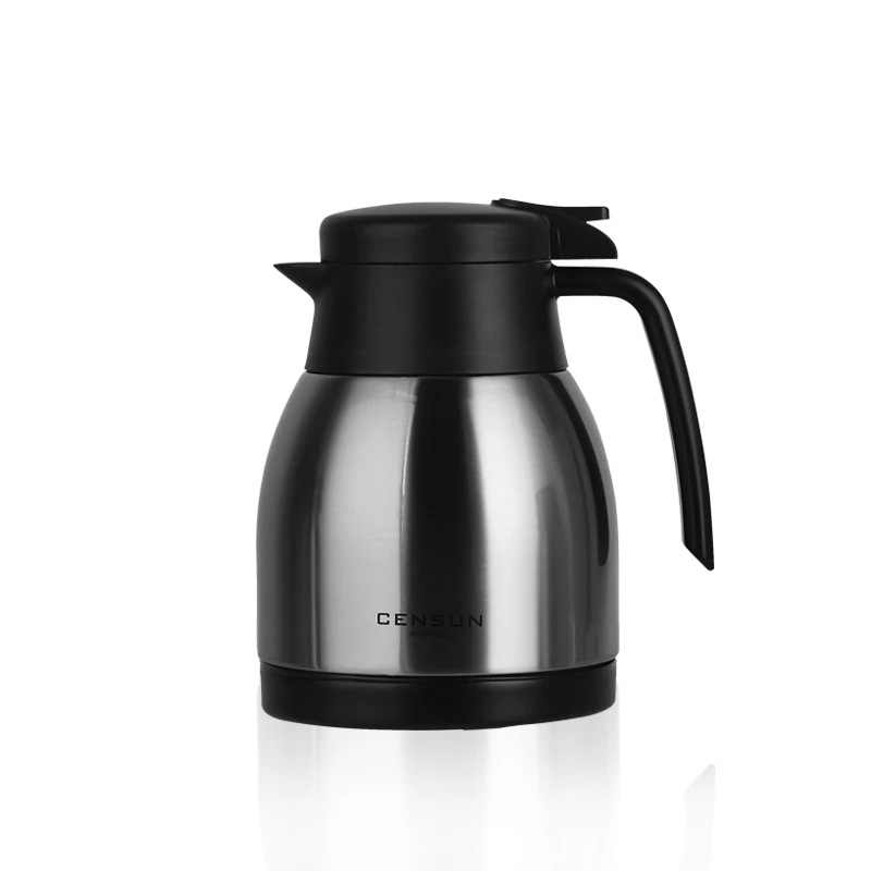 wholesale thermal insulated double walled stainless steel large  heater Arabic tea coffee pot