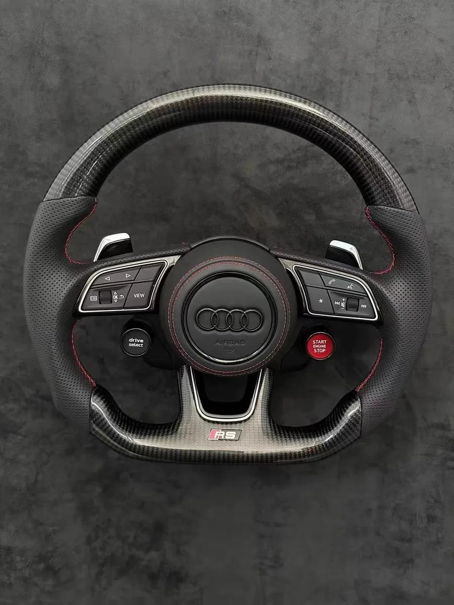 High Quality Carbon Fiber For Mercedes Benz GLC GLE GLS GLE W204 W205 W211 W212 W213 X166 GLC X253 G63 AMG Car Steering Wheel