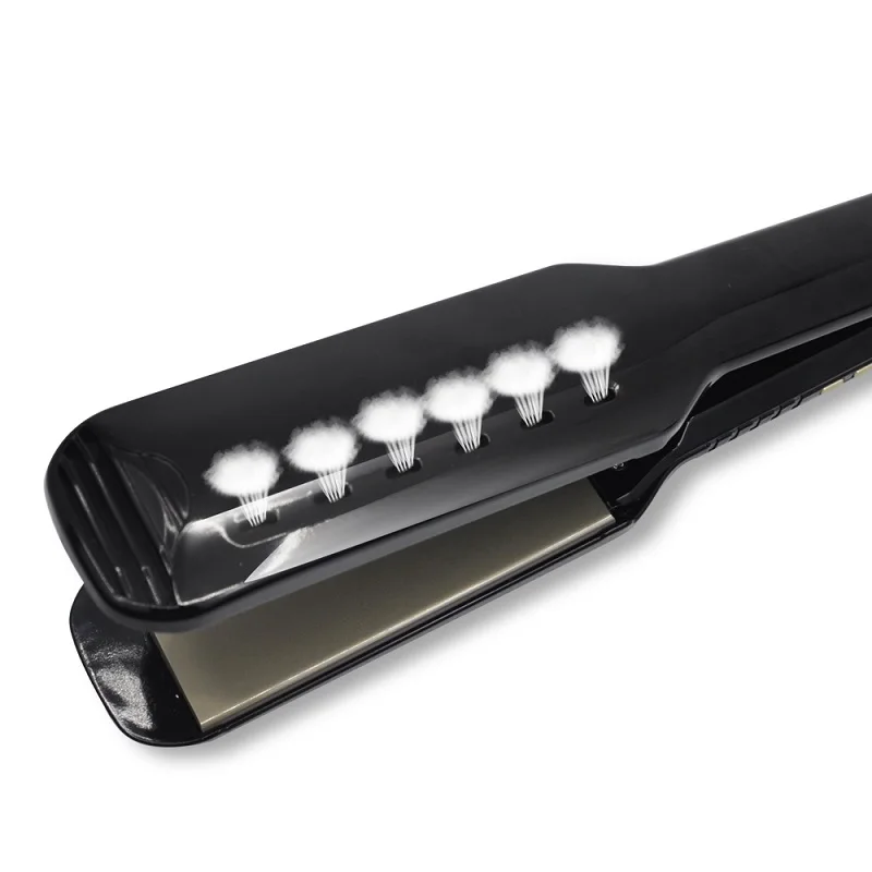 Most Popular Private Label Professional Wide Titanium Flat Iron Hair Straightener Packaging Box Flat Irons 480 Degrees Wholesale