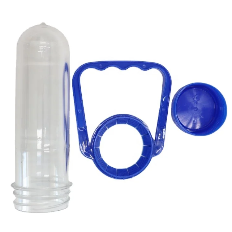 Оптом Различные граммы 90 г 48 мм шейка ПЭТ Преформа ручки и крышки Опциональная бутылка для минеральной воды преформа