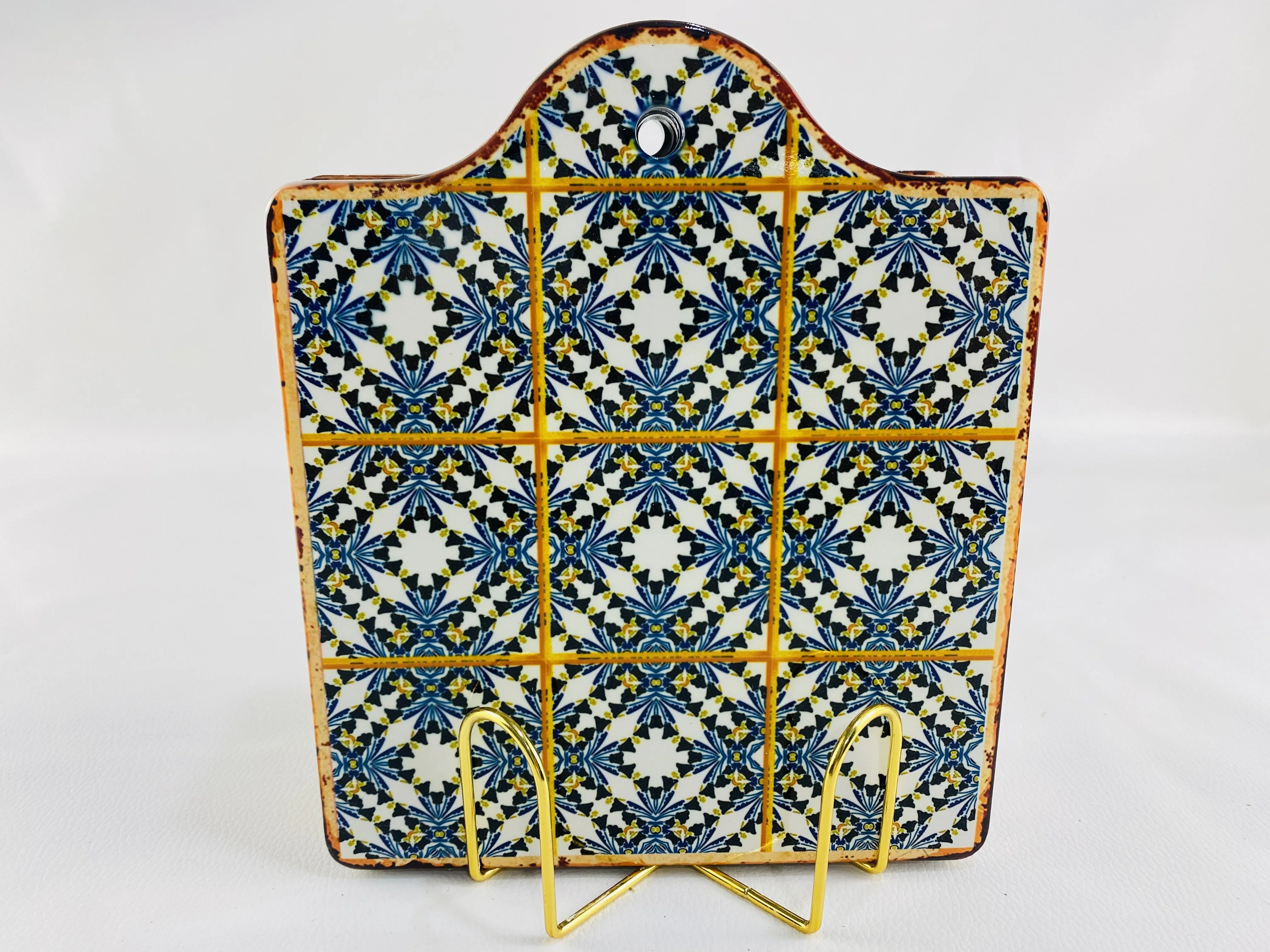 New Design Washable With Handle Sublimation Ceramic Chopping Board