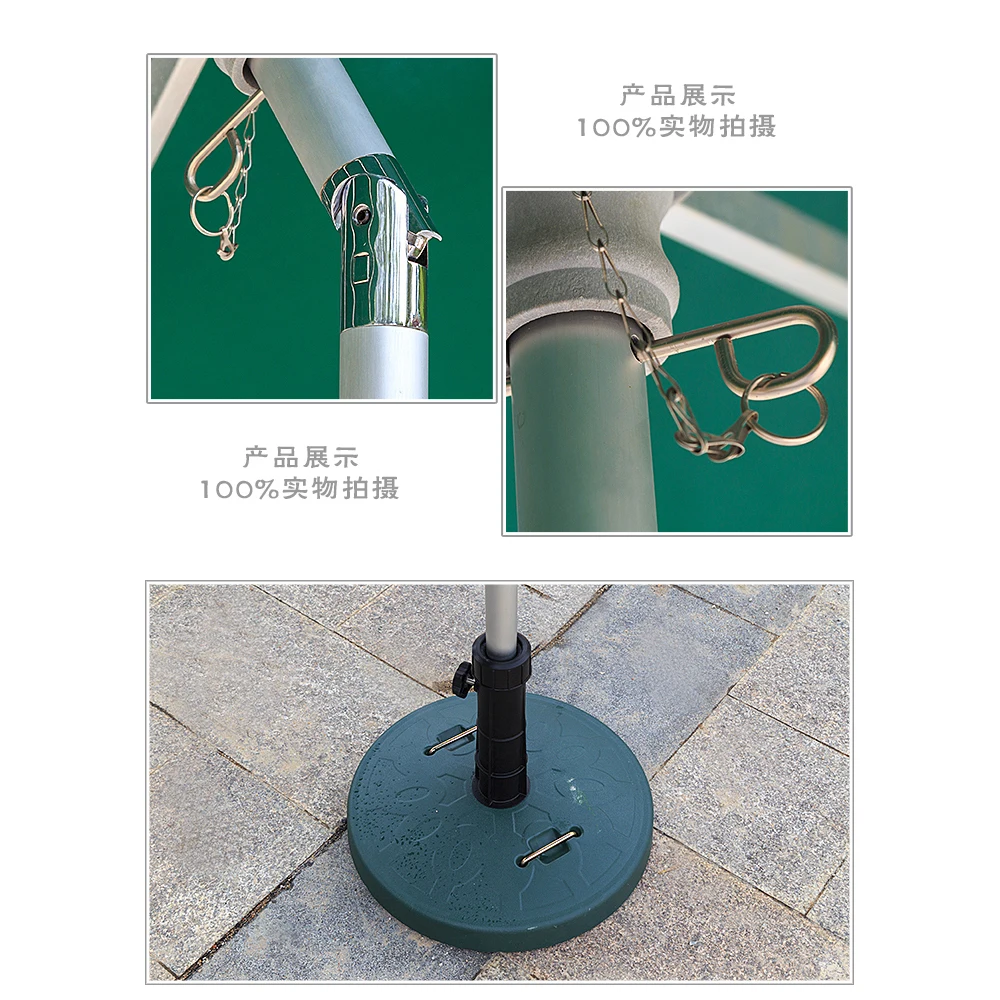 
Steerable Custom Logo Design Outdoor Garden Umbrella Luxury Parasol 