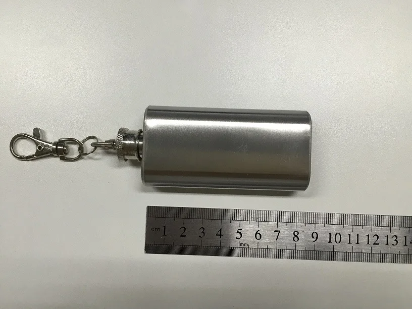 
18/8 2oz Stainless Steel Mini 2 Oz Key Chain Hip Flask Manufacturers 