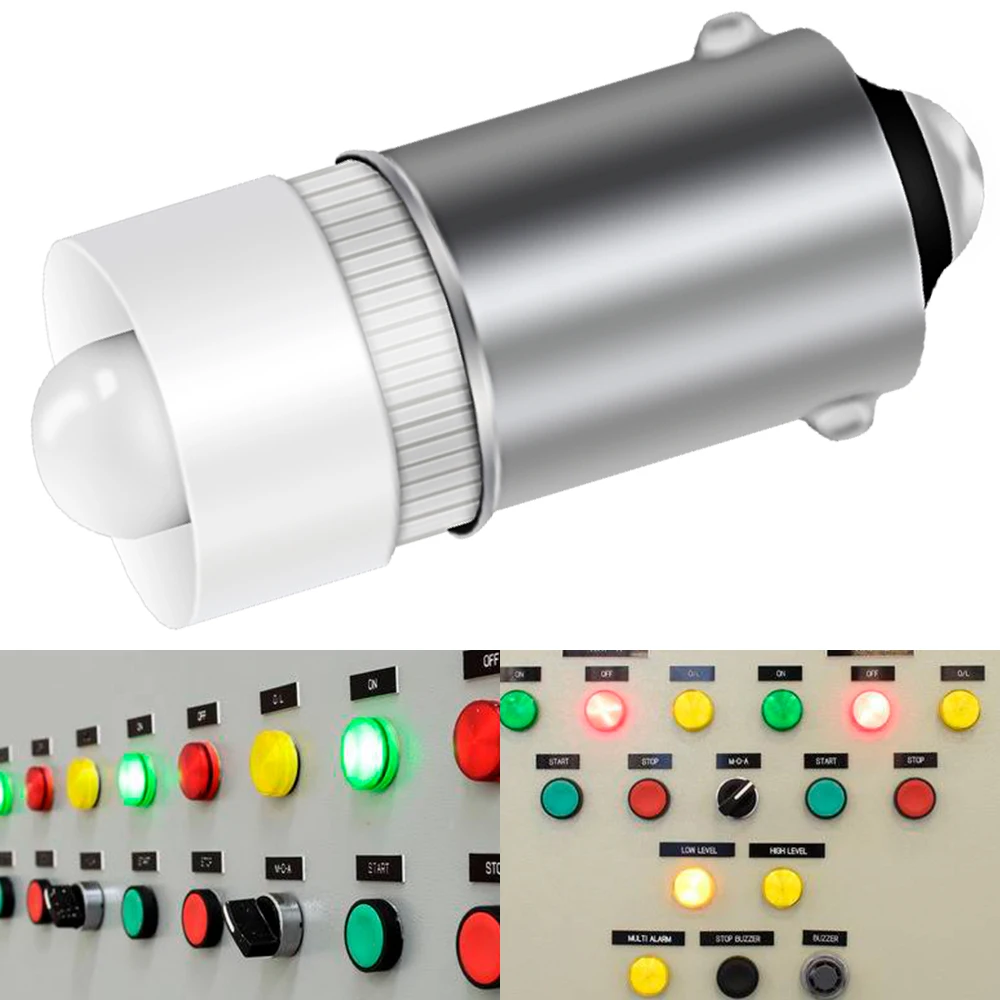 
Hot Selling Ba9s T4W Available Industrial Lighting 24V Led Bulb 4.5LM Cool White Indicator Lights DJ246 
