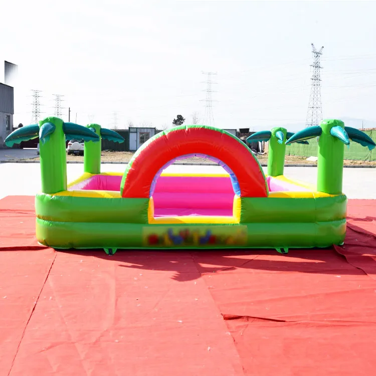 palm tree inflatable foam pit/ inflatable ball pit pool for kids