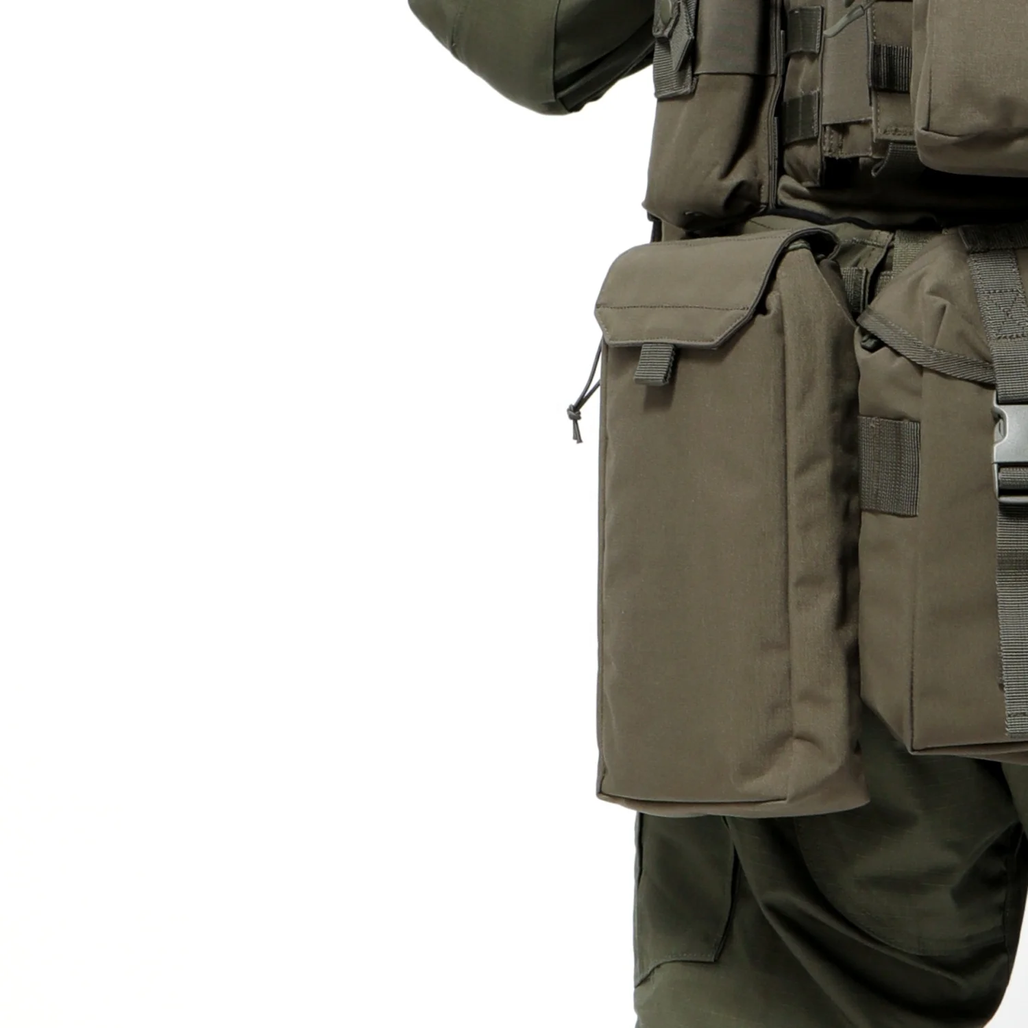 Molle Drawstring Magazine Dump Pouch Mag Universal Bag Tactical Recycling Pouch