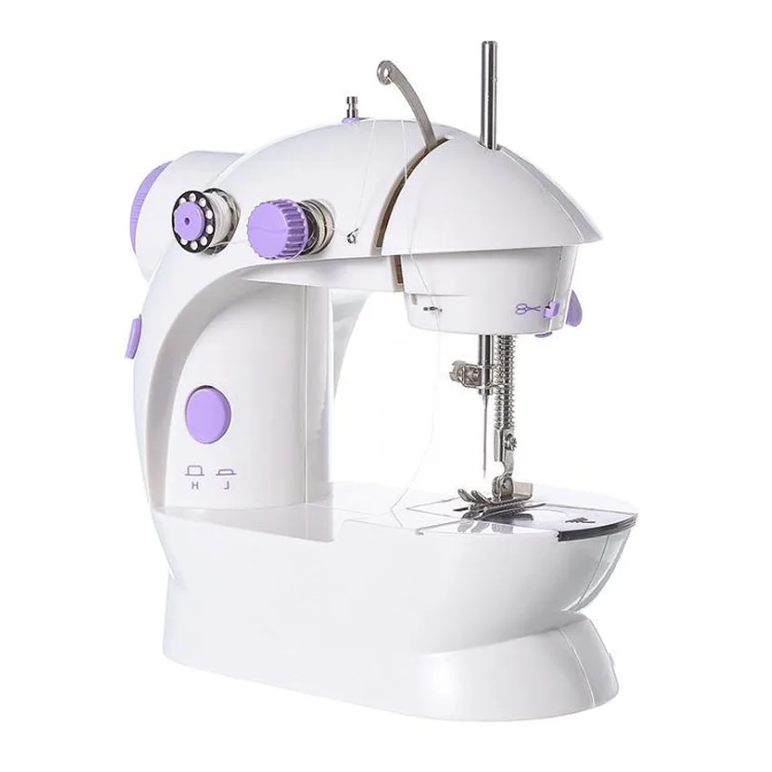 Factory Supply 202 Mini Sewing Machine For Cloth Multifunctional Overlock Sewing Machine Household