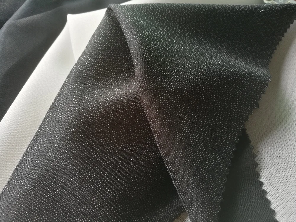 80gsm good quality interlining fusing adhesive polyester  woven interlining