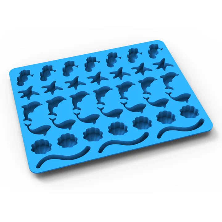 48 Cavity Dinosaur Silicone Gummy Chocolate Baking Mold Bomb Chocolate Molds Candy