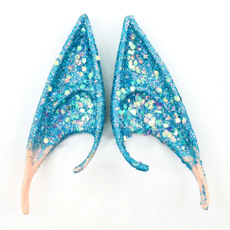 Cosplay Fairy Pixie Elf Ears - Soft Pointed Tips Anime Party Dress Up Costume Masquerade Accessories for Halloween Party