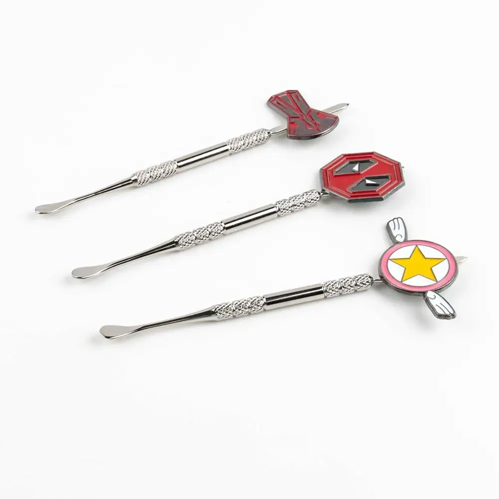 
Tobacco Titanium Dabs Tool Custom Stainless Steel Wax Dabs Carving Tool 