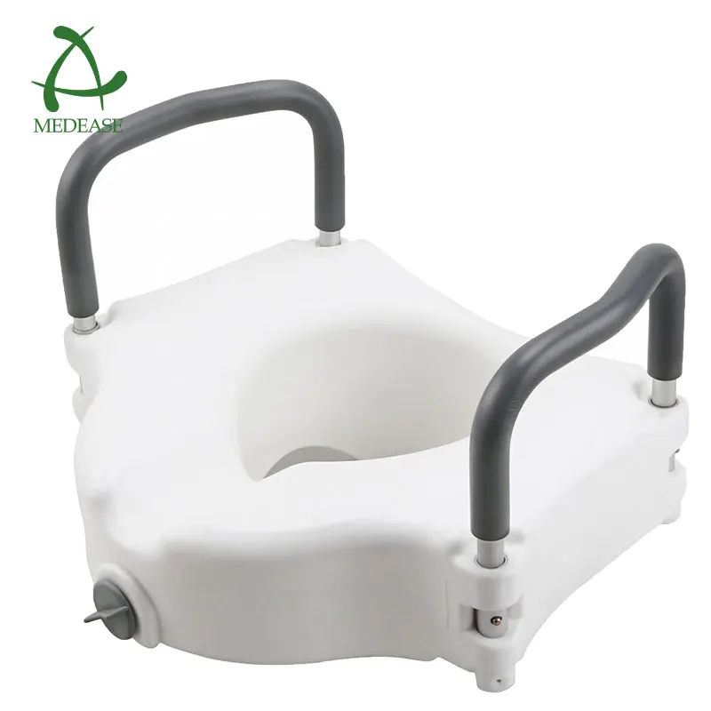 MEDEASE High And Elevated Lifter Extender Toilet Seat Riser Universal Toilet Seats