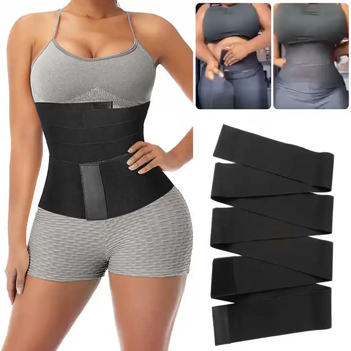 Waist Bandage Wrap Trimmer Belt Waist Trainer Body Shapewear Tummy Wrap Woman Flat Belly Slimming Gain Postpartum gaine bandage