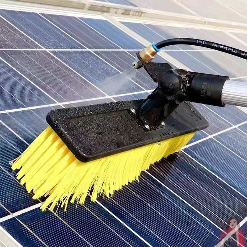 Factory Price PV Panel Rotating Brush Water Cleaning Dry Cleaning Solar Cleaning Brush