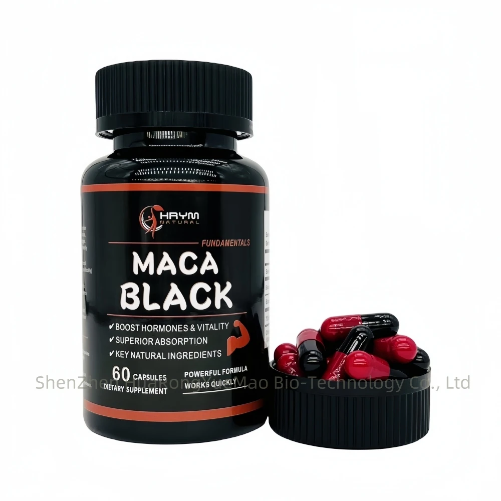 High Quality OEM Maca Root  Ginseng Extract Ginseng Capsule Maca Pills Boots Man Health Energy Enhancement Keep Hormone Balance