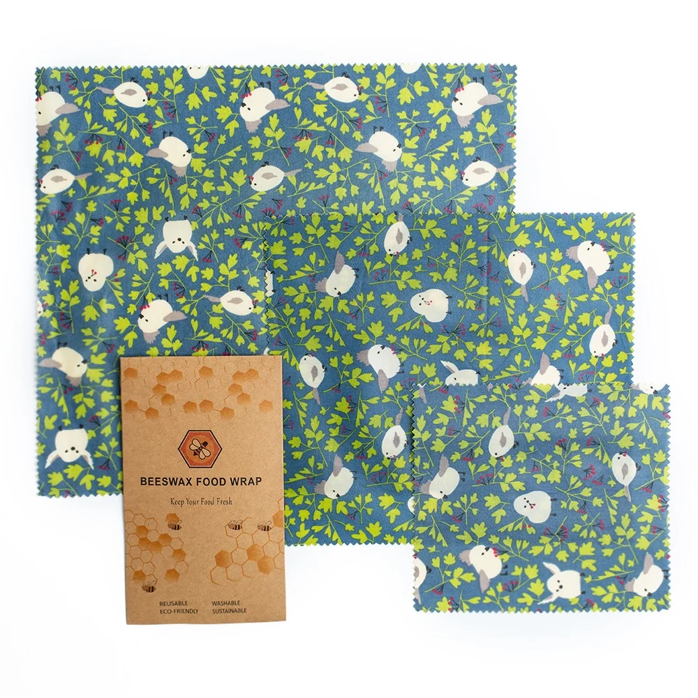 
Eco Friendly Natural Grade Organic Biodegradable Beeswax Food Wrap Roll 