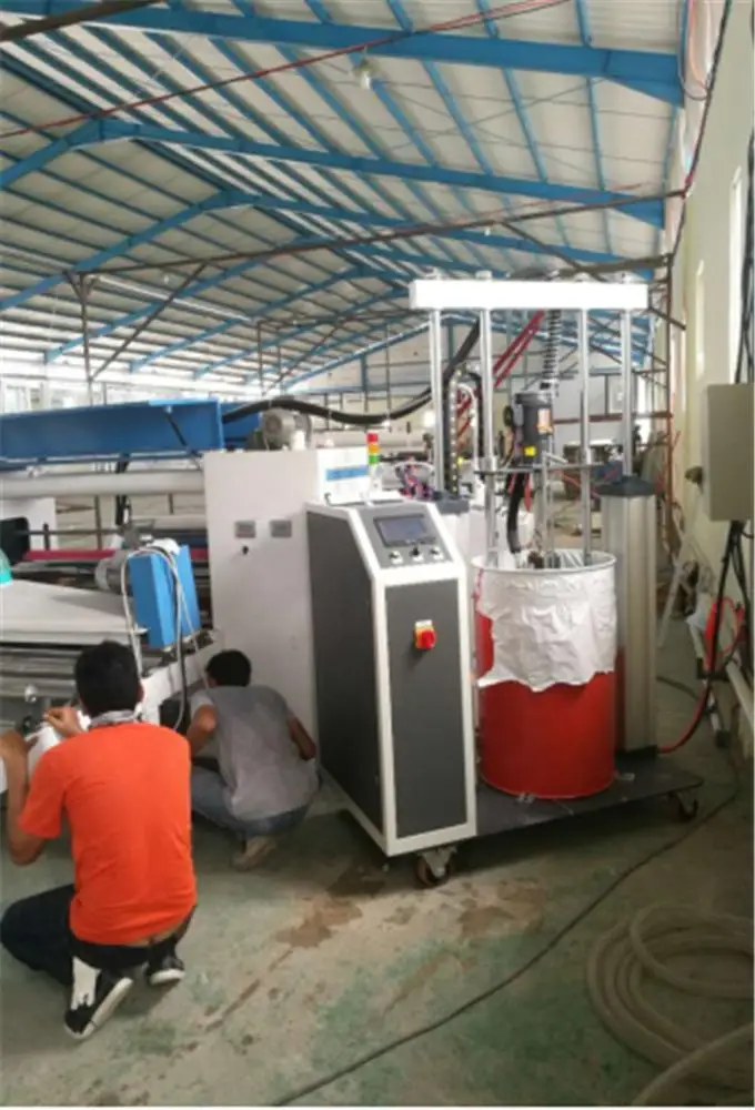 PUR Hot Melt Roller Laminating Line For Wood Panels