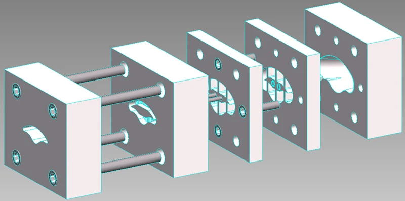 Factory Custom Molds Maker Plastic Molding Extrusion Die  Hot Steel PVC Surface Software Design Extrusion Mould