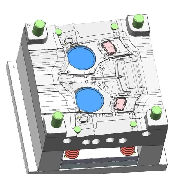 China Manufacturer Custom Mold Stamping Die Extrusion Blow Molding Machine Mold Maker Plastic Injection Mould Molding