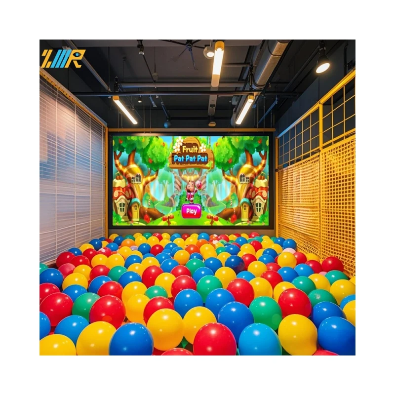 Wall-mounted All in one ball smash game with 55-inch touch screen interactive led wall games multiball interactive game