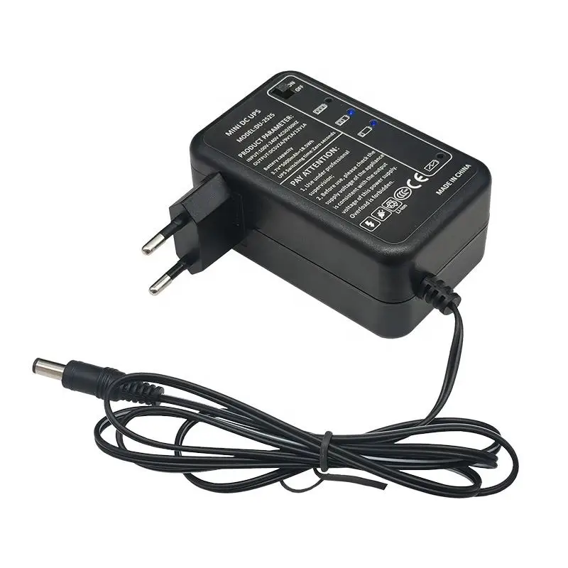 Mini Adjustable UPS AC/DC 12V 9V 5V2A 5000mAh Lithium Battery Backup Wifi Router CCTV Portable Power Monitoring Supply adapter
