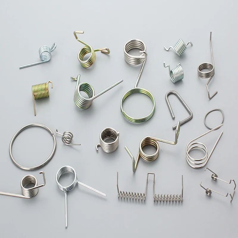 Customized  quality hair clip spring steel wire form small helical coil torsion spring clamp for toy