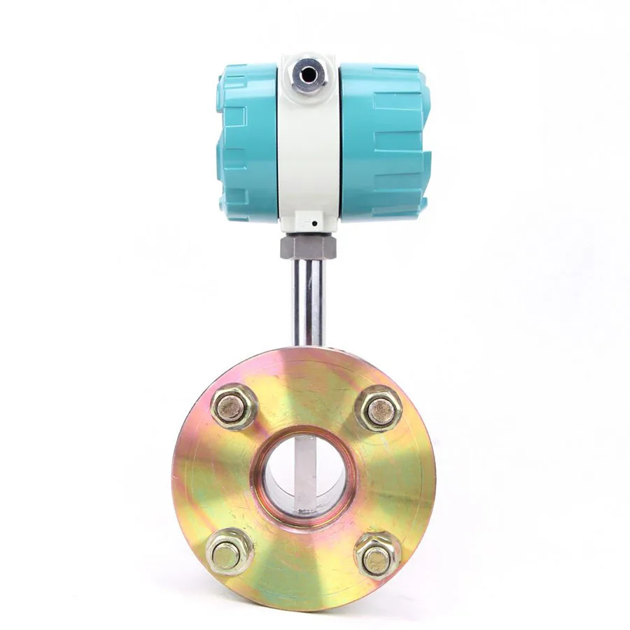 Wafer Connection Vortex Steam Flow Meter Manufacturer vortex-wafer DN40 20-200m3/h steam flow meter price