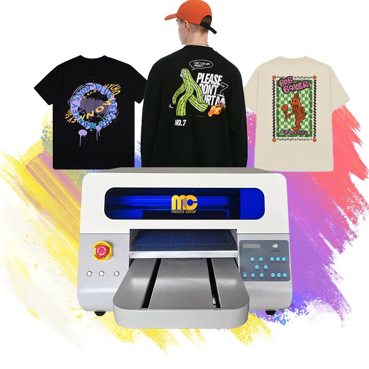 Factory Direct Supply High Performance Vinyl A3 White Ink Circulation System DTG Printer Impresora DTG for Shirts