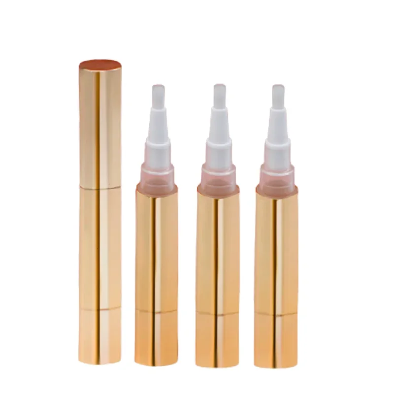 Refillable Cosmetic Pen Empty White Lip Gloss Essential Oil Teeth Whitening Packaging DIY 1.5ML Plastic Twist Pen