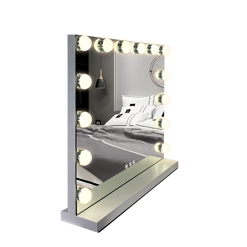 Настольный туалетный столик для макияжа, голливудское зеркало с лампочками