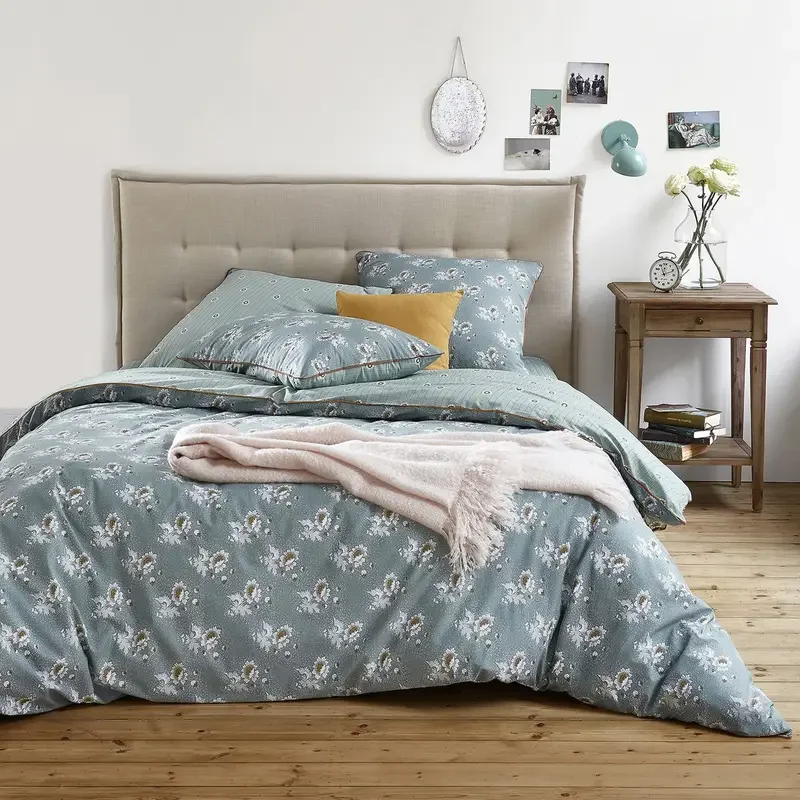 Classic and elegant MDF fabric with comfortable cushioned linen detachable headboard