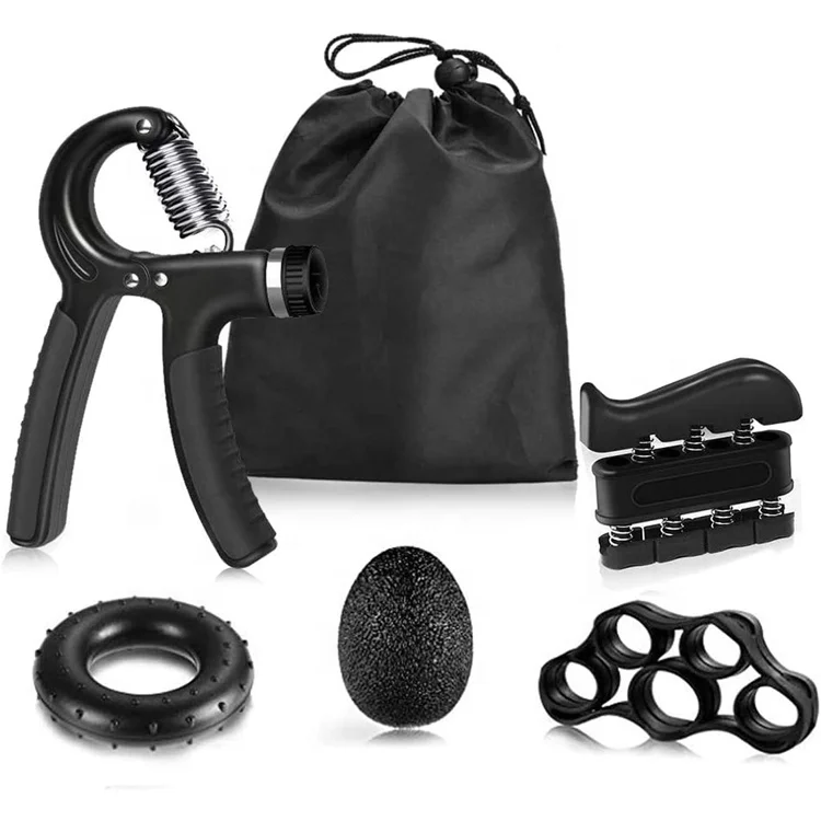 custom amazon hot sell finger stretcher hand grip strengthener set