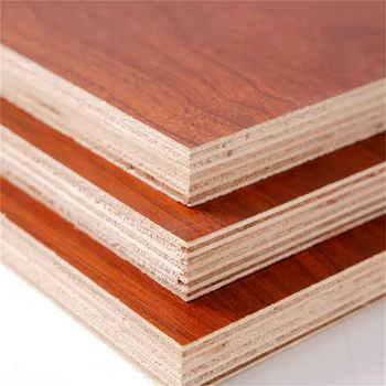 E0 Grade Environmentally Melamine Plywood Used in Kitchen Cabinets Contemporary Indoor Eucalyptus Solid Wood Finish 2 Years
