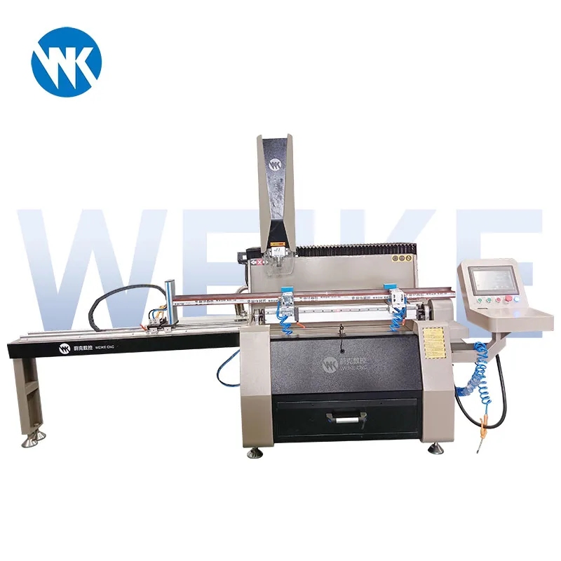 WEIKE CNC Лидер продаж алюминиевые профили с одной головкой сверлильный и фрезерный станок для оконной двери
