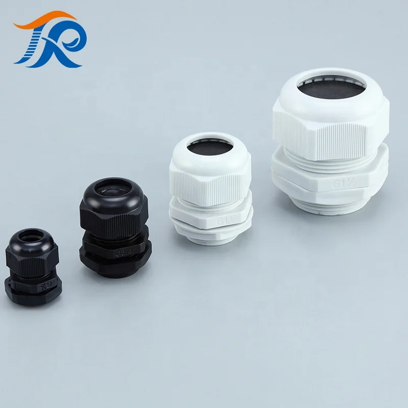 Customized waterproof nylon cable gland NPT PG M Plastic cabl grand
