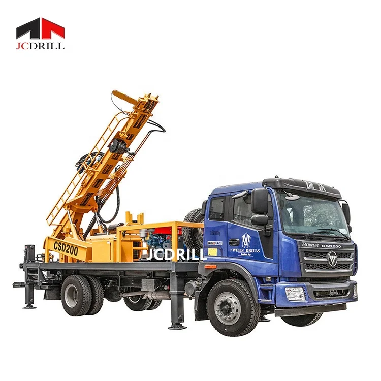 Africa tractor mounted water well drilling rig made borehole drilling machine